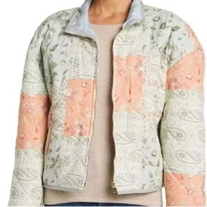 7 for All Mankind Quilted Patchwork Jacket
